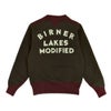 フリーホイーラーズ (FREEWHEELERS) -BIRNER LAKES MODIFIED- ATHLETIC SWEAT SHIRT LATE 1930s COMFORTABLE RIB KNIT TRIMMED SWEAT SHIRT Vintage Style Special Heavy Weight Fleece DARK OLIVE DRAB × OLD BROWN 長袖トレーナー スウェットシャツ 2534008 DARK OLIVE DRAB × OLD BROWN
