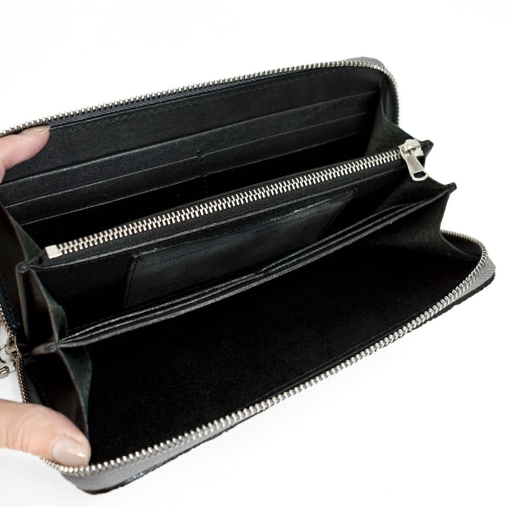 ズー (ZOO) 象の鼻 財布 長財布 ロングウォレット ラウンドジップ エレファントレザー ZLW-092