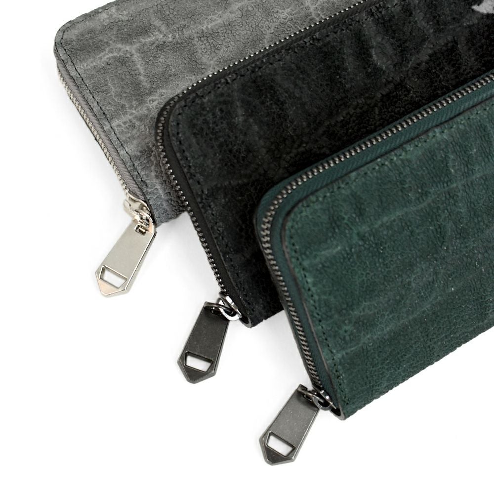 ズー (ZOO) 象の鼻 財布 長財布 ロングウォレット ラウンドジップ エレファントレザー ZLW-092