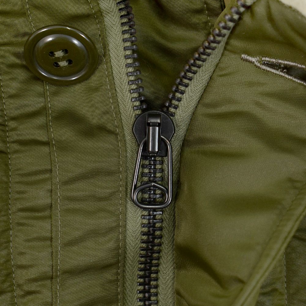 フリーホイーラーズ (FREEWHEELERS) - M-1949 - COAT AIR CREW HEAVY ATTACHED HOOD 1940~1950s CIVILIAN MILITARY STYLE CLOTHING Original Nylon 66 Twill KHAKI OLIVE ミリタリージャケット アウター コート 2531007