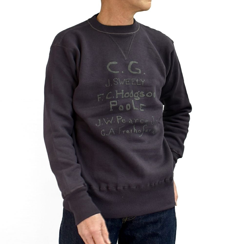 ウエアハウス (WAREHOUSE) Lot 403 C.G. 長袖プリントトレーナー スウェットシャツ