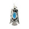 ラリースミス (LARRY SMITH) RESTING THUNDERBIRD PENDANT (ARROW,TURQUOISE) シルバーアクセサリー ペンダントトップ サンダーバード NL-0110