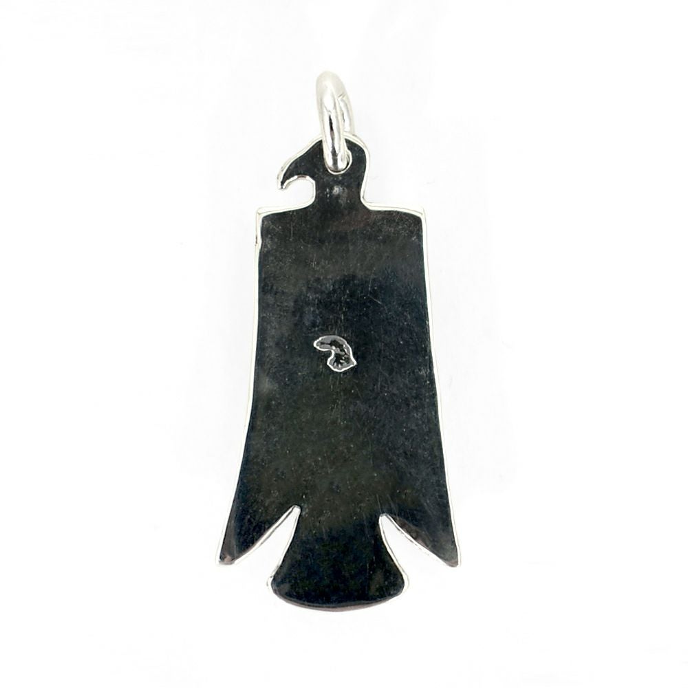 ラリースミス (LARRY SMITH) RESTING THUNDERBIRD PENDANT (ARROW,TURQUOISE) シルバーアクセサリー ペンダントトップ サンダーバード NL-0110