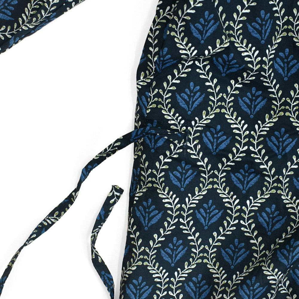 ソソット (sosotto) ツタ柄細ピンタックウエストドロストOP 前開きノーカラーワンピース 42572218