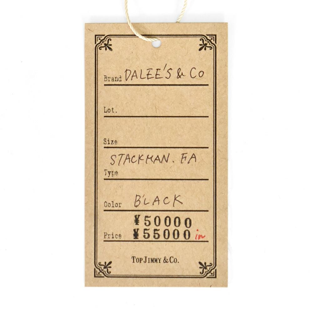 ダリーズ (DALEE'S&Co) STACKMAN.FA スタックマン レザーシューズ オフィサーブーツ ドレスシューズ STACKMAN-FA