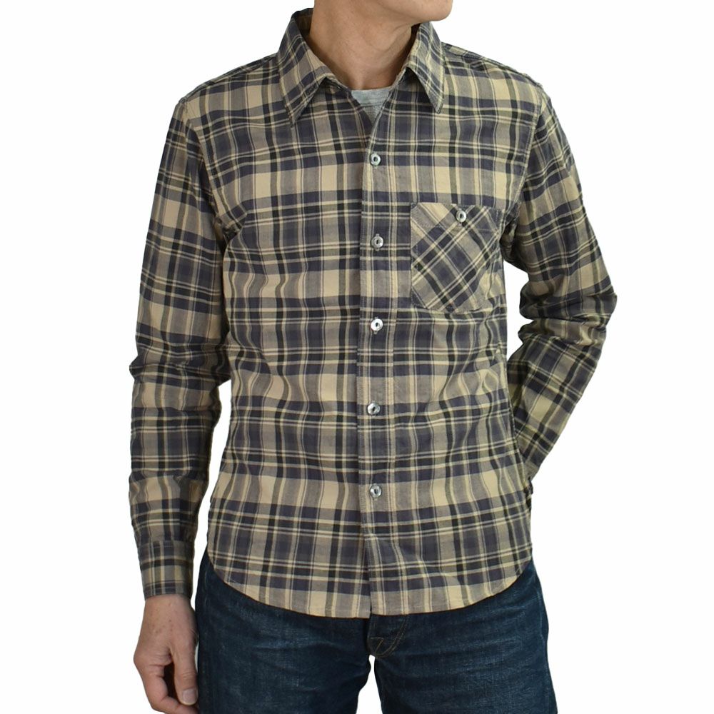 デラックスウエア(DELUXEWARE)CLASSIC CHECK 長袖チェックシャツ LV-34