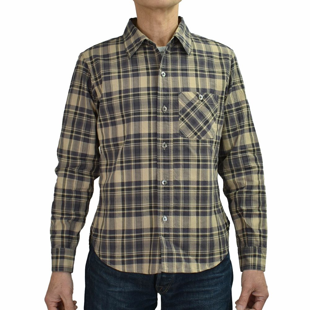 デラックスウエア (DELUXEWARE) CLASSIC CHECK 長袖チェックシャツ LV-34