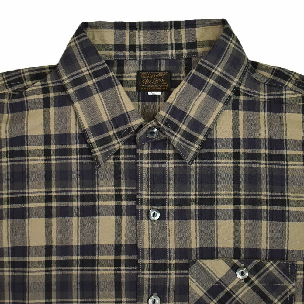 デラックスウエア (DELUXEWARE) CLASSIC CHECK 長袖チェックシャツ LV