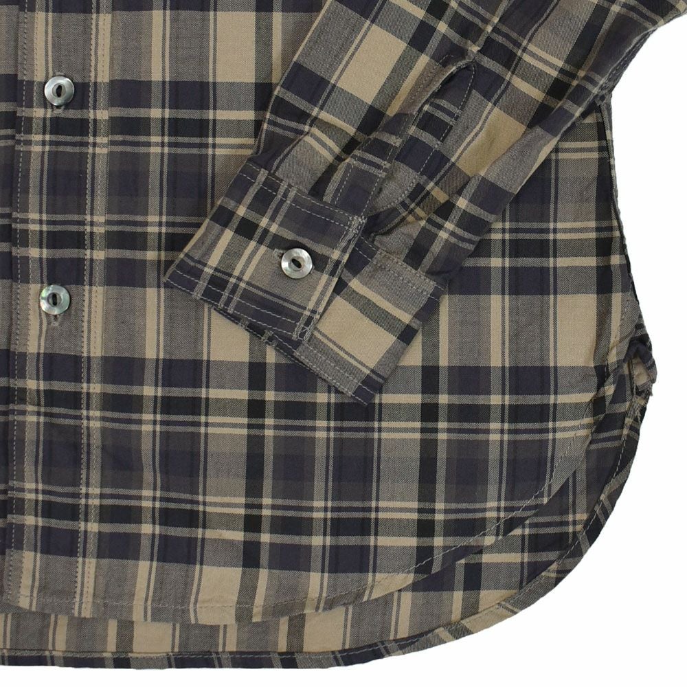 デラックスウエア (DELUXEWARE) CLASSIC CHECK 長袖チェックシャツ LV-34