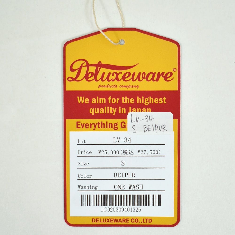 デラックスウエア (DELUXEWARE) CLASSIC CHECK 長袖チェックシャツ LV-34