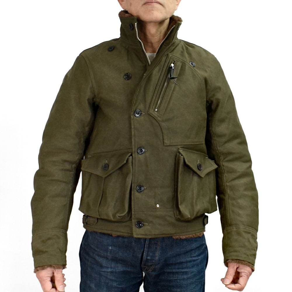フリーホイーラーズ (FREEWHEELERS) -WINTER AVIATORS' JACKET- EARLY 1930s AVIATION CLOTHING LEATHER TOGS AVIATION CLOTHING LABEL アヴィエイターズジャケット アビエイターズジャケット コットンジャケット 内側ボアジャケット ミリタリージャケット 2531005