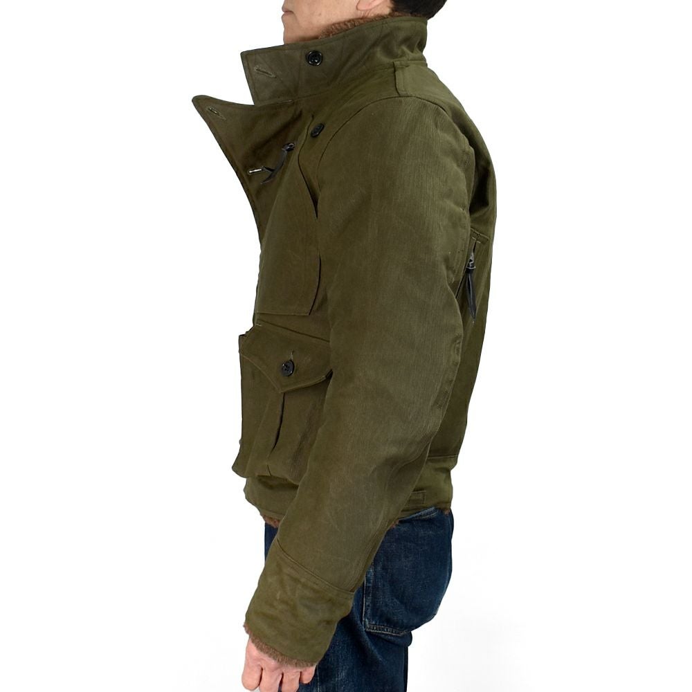 フリーホイーラーズ (FREEWHEELERS) -WINTER AVIATORS' JACKET- EARLY 1930s AVIATION CLOTHING LEATHER TOGS AVIATION CLOTHING LABEL アヴィエイターズジャケット アビエイターズジャケット コットンジャケット 内側ボアジャケット ミリタリージャケット 2531005