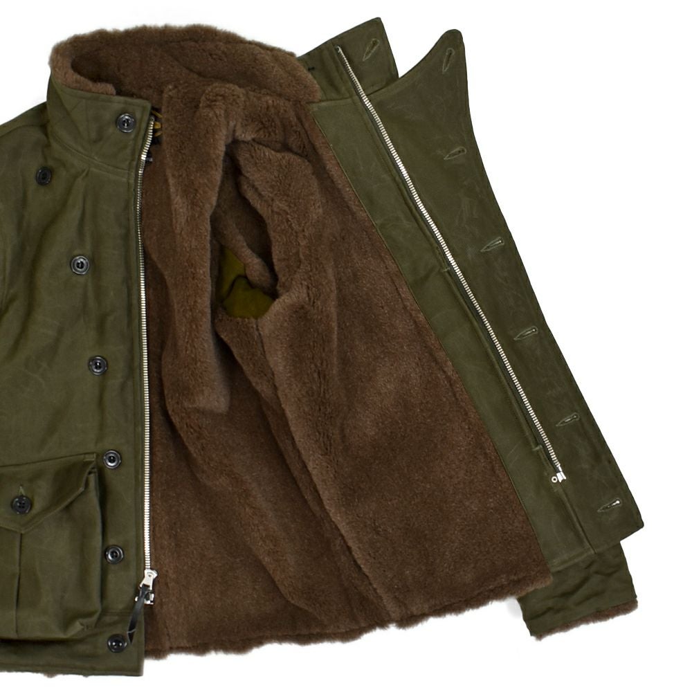 フリーホイーラーズ (FREEWHEELERS) -WINTER AVIATORS' JACKET- EARLY 1930s AVIATION CLOTHING LEATHER TOGS AVIATION CLOTHING LABEL アヴィエイターズジャケット アビエイターズジャケット コットンジャケット 内側ボアジャケット ミリタリージャケット 2531005