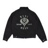 フリーホイーラーズ (FREEWHEELERS) -RISING FROM HELL- GARAGE WORKER JACKET 1950s STYLE WORK CLOTHING Vintage Style Yarn-Dyed 11oz Canvas YARN-DYED RUDE BLACK モーターサイクルジャッケット ワークジャケット アウター 2531019