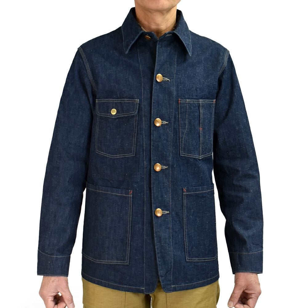 デラックスウエア (DELUXEWARE) 40S DENIM COVERALL カバーオール デニムジャケット 111XX