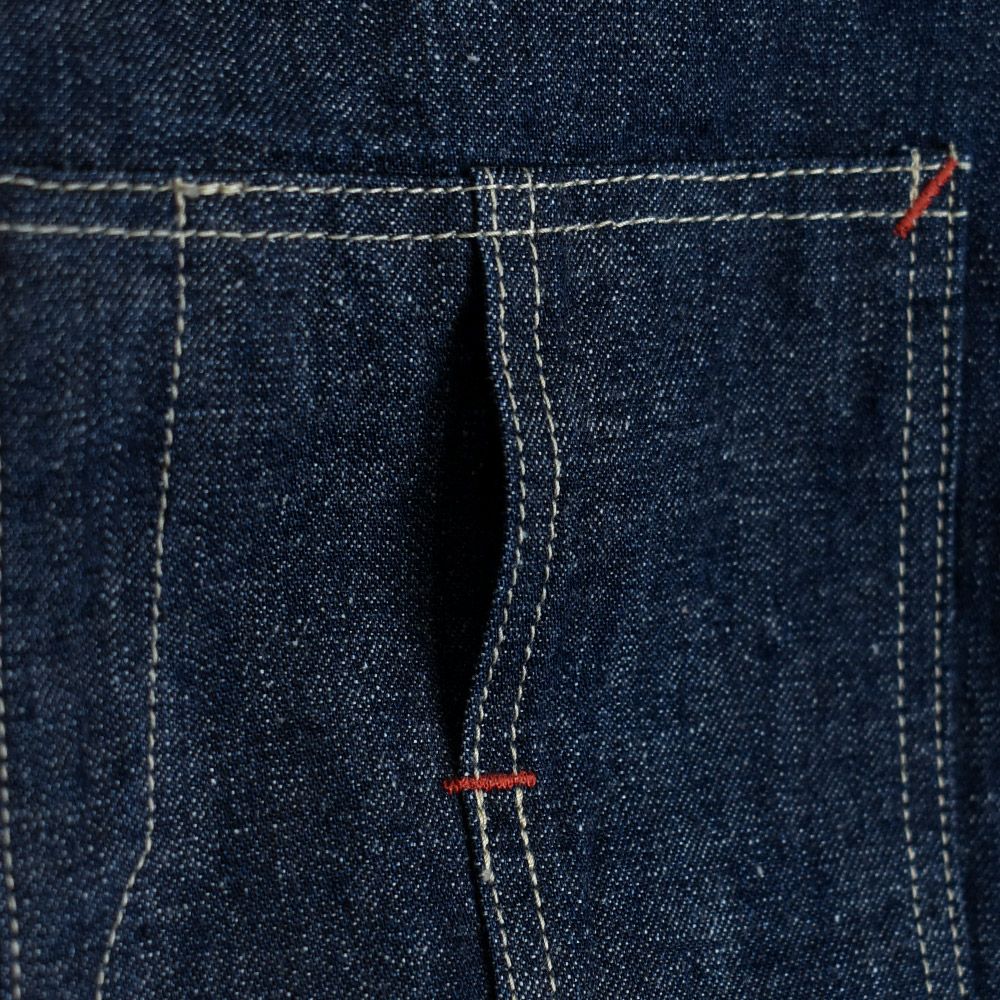 デラックスウエア (DELUXEWARE) 40S DENIM COVERALL カバーオール デニムジャケット 111XX