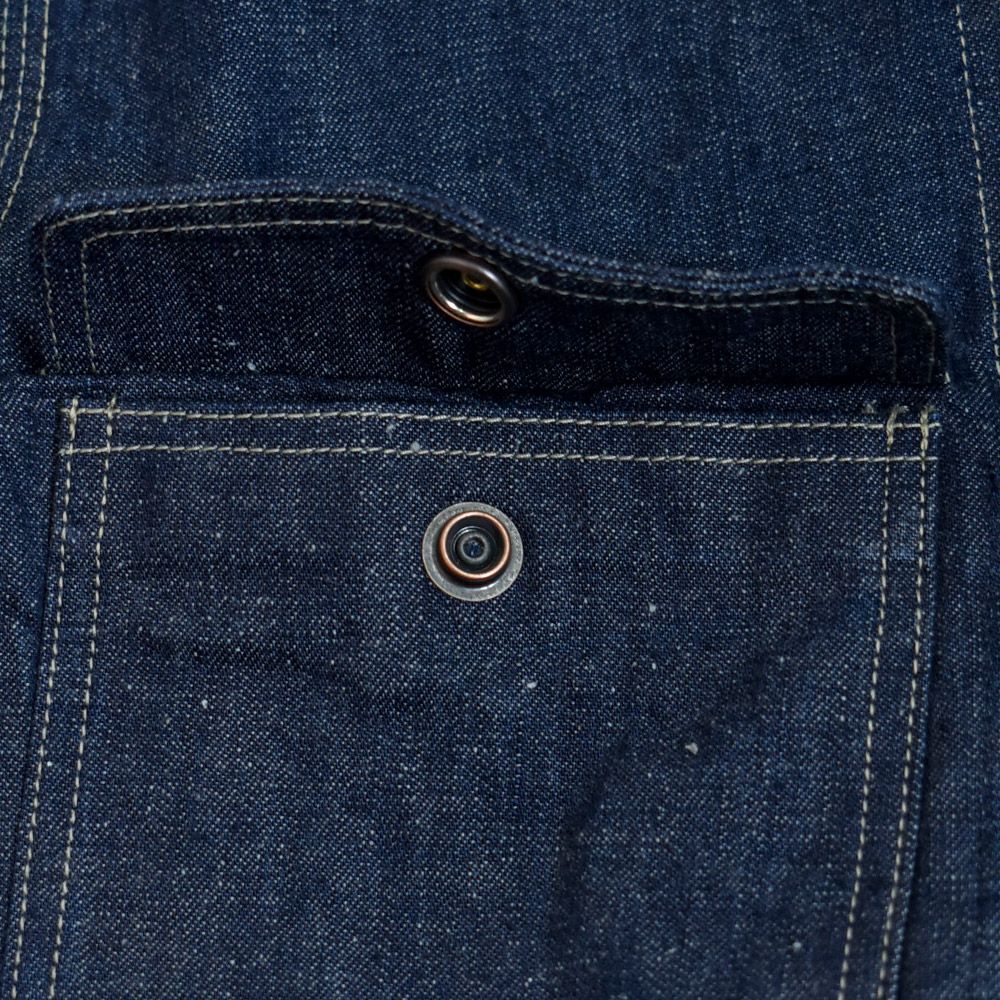 デラックスウエア (DELUXEWARE) 40S DENIM COVERALL カバーオール デニムジャケット 111XX