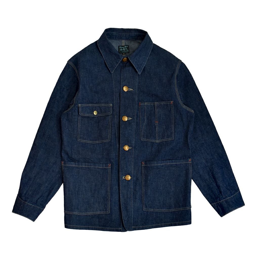 デラックスウエア (DELUXEWARE) 40S DENIM COVERALL カバーオール デニムジャケット 111XX INDIGO