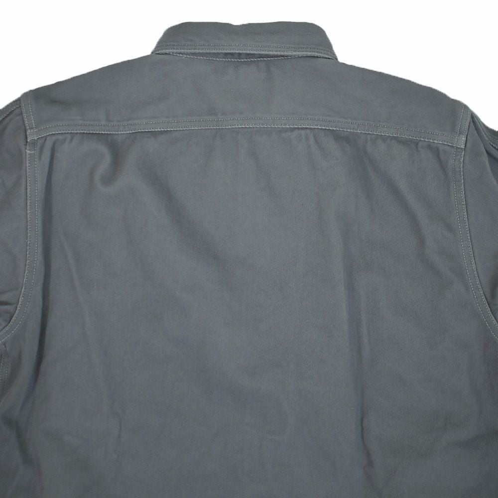 フリーホイーラーズ (FREEWHEELERS) -Gemsa- WORK SHIRT 1930s STYLE WORK SHIRT Original Cotton Hard Twist Kersey STEEL GRAY 長袖ワークシャツ メカニックシャツ 2533006