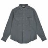フリーホイーラーズ (FREEWHEELERS) -Gemsa- WORK SHIRT 1930s STYLE WORK SHIRT Original Cotton Hard Twist Kersey STEEL GRAY 長袖ワークシャツ メカニックシャツ 2533006