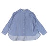 ブリスバンチ (Bliss bunch) FB差BACKギャザーシャツ 長袖ギャザーシャツ ストライプシャツ 後ろ長め K761-245 3-2.LONDON STRIPE