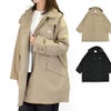 ダントン (DANTON) Women's 3-Layer Cloth Hooded Balmacaan Coat SHORT BALMACAAN COAT ショートコート ライトアウター 防水 防風 DT-A0648TLY