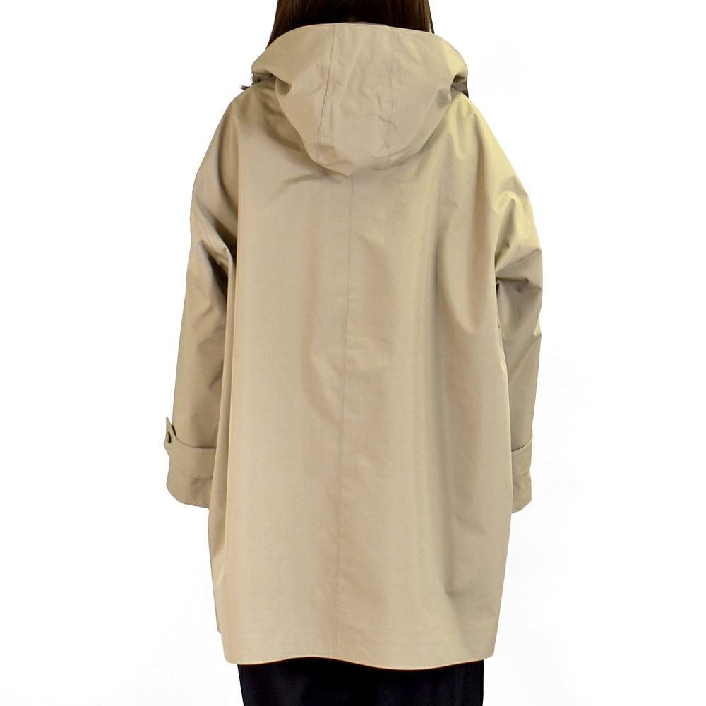 ダントン (DANTON) Women's 3-Layer Cloth Hooded Balmacaan Coat SHORT BALMACAAN COAT ショートコート ライトアウター 防水 防風 DT-A0648TLY