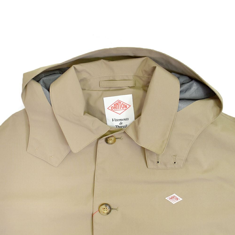 ダントン (DANTON) Women's 3-Layer Cloth Hooded Balmacaan Coat SHORT BALMACAAN COAT ショートコート ライトアウター 防水 防風 DT-A0648TLY