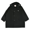 ダントン (DANTON) Women's 3-Layer Cloth Hooded Balmacaan Coat SHORT BALMACAAN COAT ショートコート ライトアウター 防水 防風 DT-A0648TLY BLACK