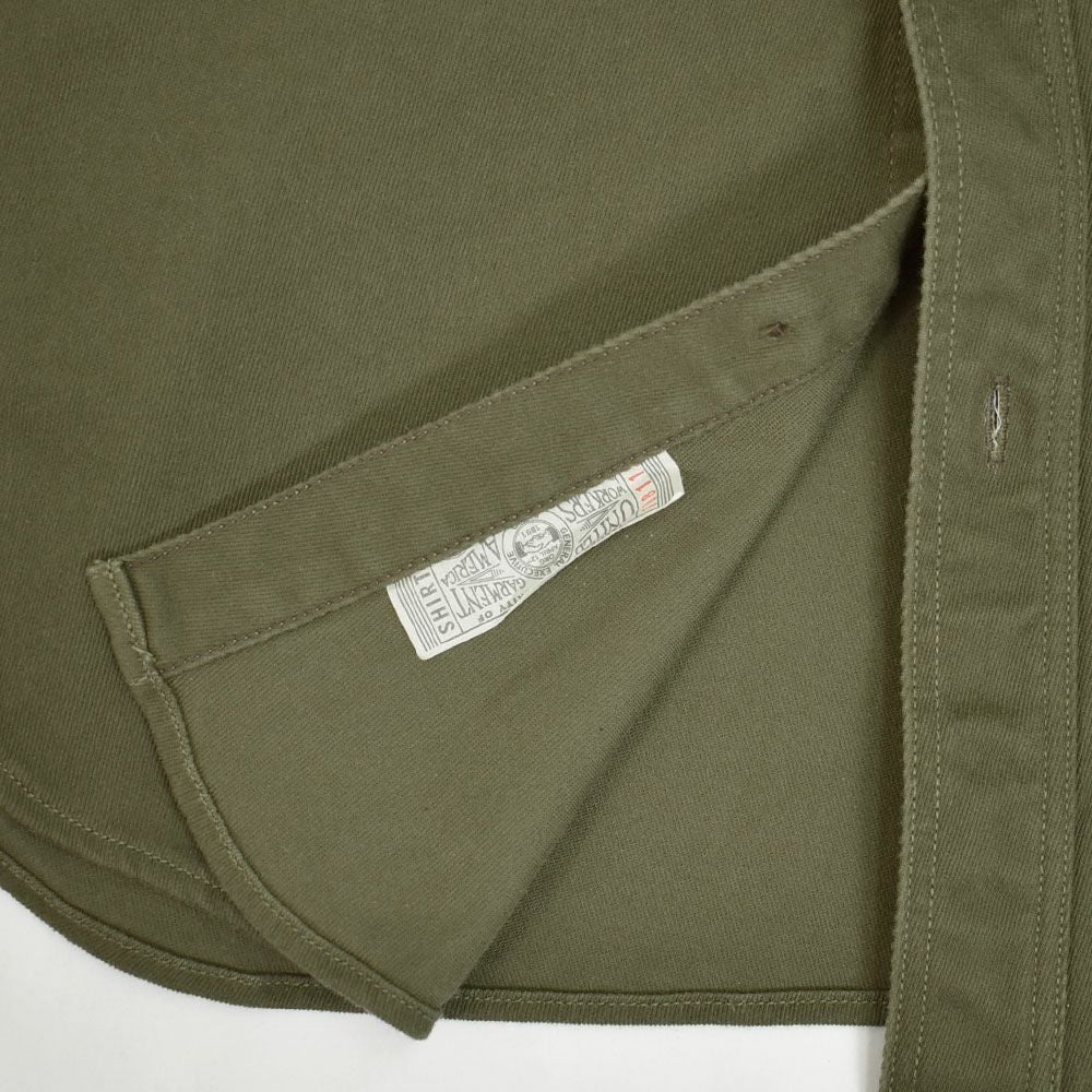 フリーホイーラーズ (FREEWHEELERS) 1944 U.S.M.C Marine Scout Bombing SQ932 -TEUFELHUND- Gemsa 1940s MILITARY CUSTOM SHIRT Original Cotton Hard Twist Kersey KHAKI OLIVE 長袖ワークシャツ メカニックシャツ カスタム 2533002