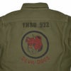 フリーホイーラーズ (FREEWHEELERS) 1944 U.S.M.C Marine Scout Bombing SQ932 -TEUFELHUND- Gemsa 1940s MILITARY CUSTOM SHIRT Original Cotton Hard Twist Kersey KHAKI OLIVE 長袖ワークシャツ メカニックシャツ カスタム 2533002