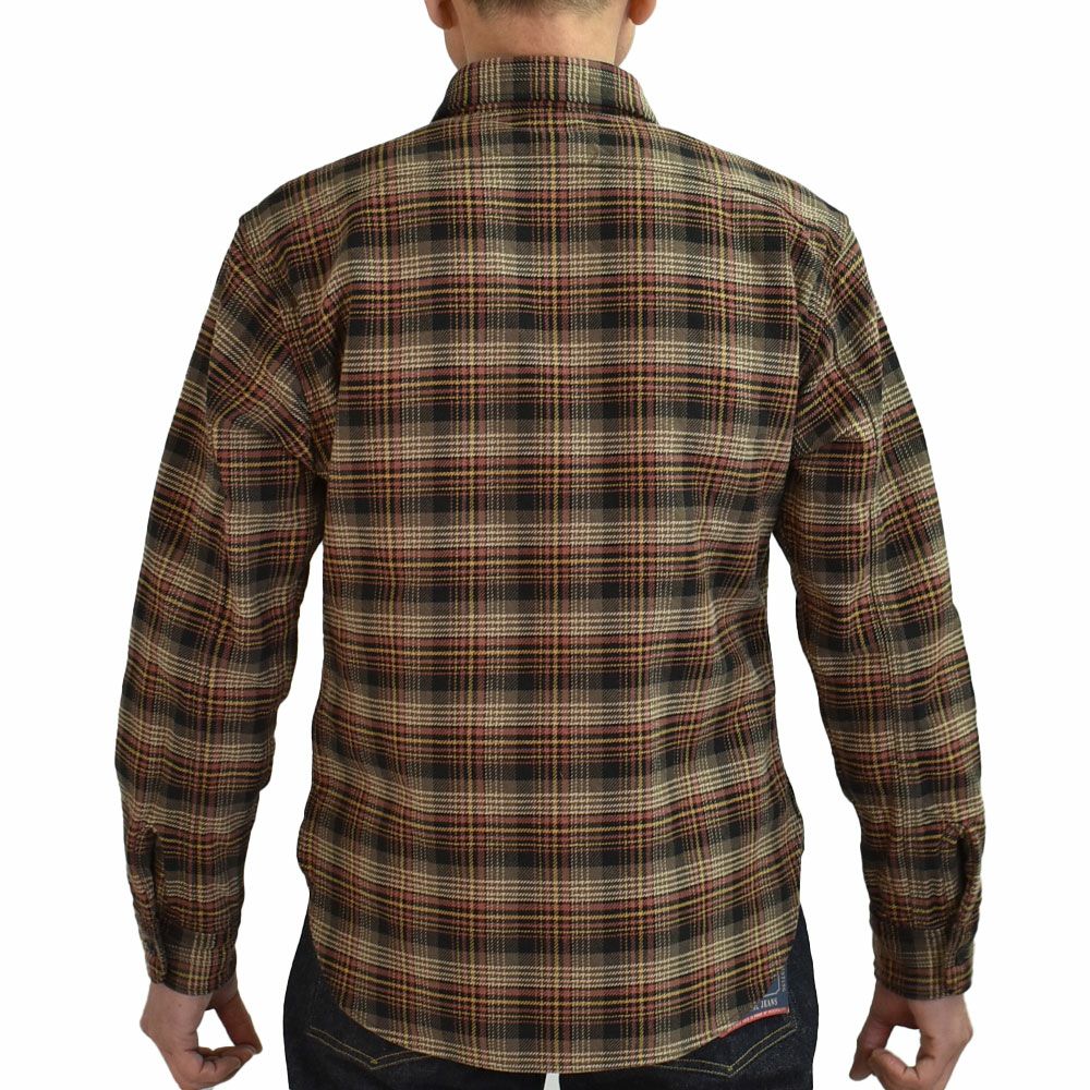 デラックスウエア (DELUXEWARE) MULTCH CHECK NEL 長袖チェックネルシャツ HV-60