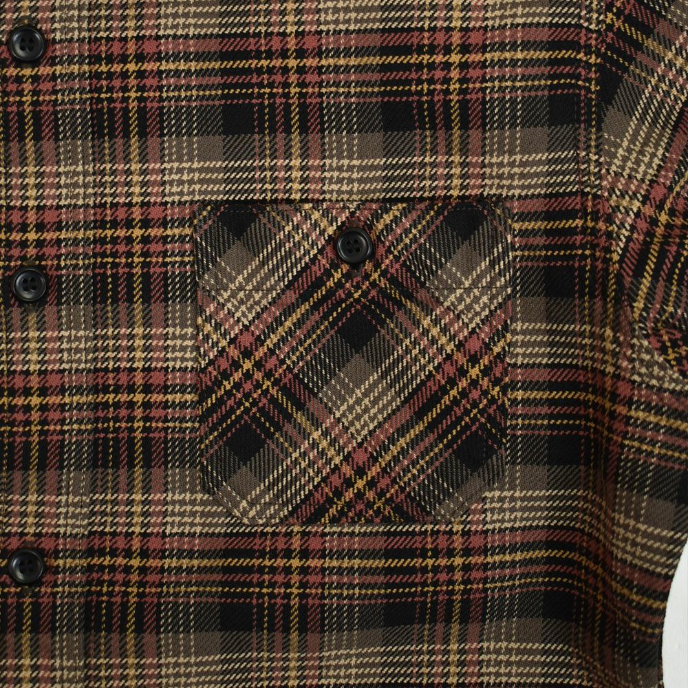 デラックスウエア (DELUXEWARE) MULTCH CHECK NEL 長袖チェックネルシャツ HV-60