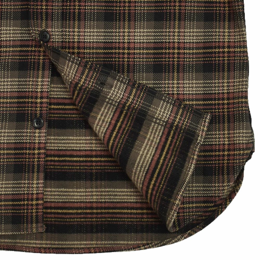 デラックスウエア (DELUXEWARE) MULTCH CHECK NEL 長袖チェックネルシャツ HV-60