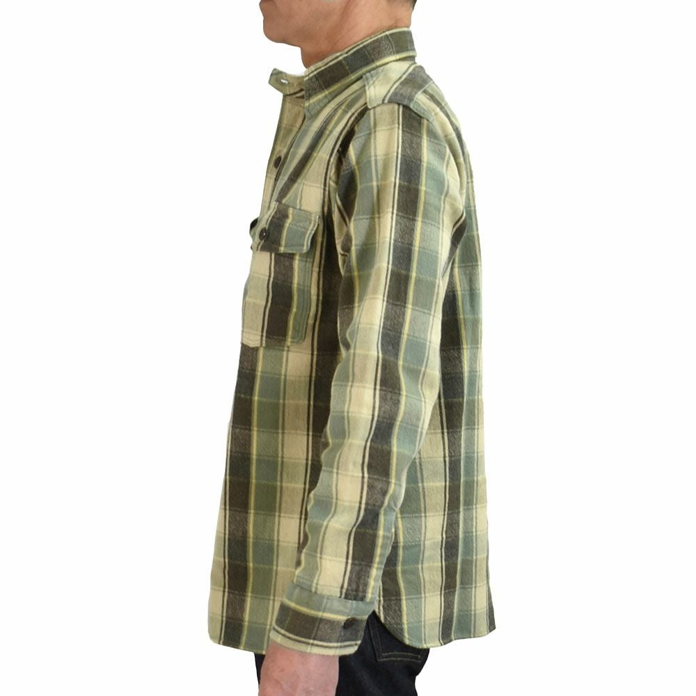 ウエアハウス (WAREHOUSE) Lot 3022 FLANNEL SHIRTS WITH CHINSTRAP H