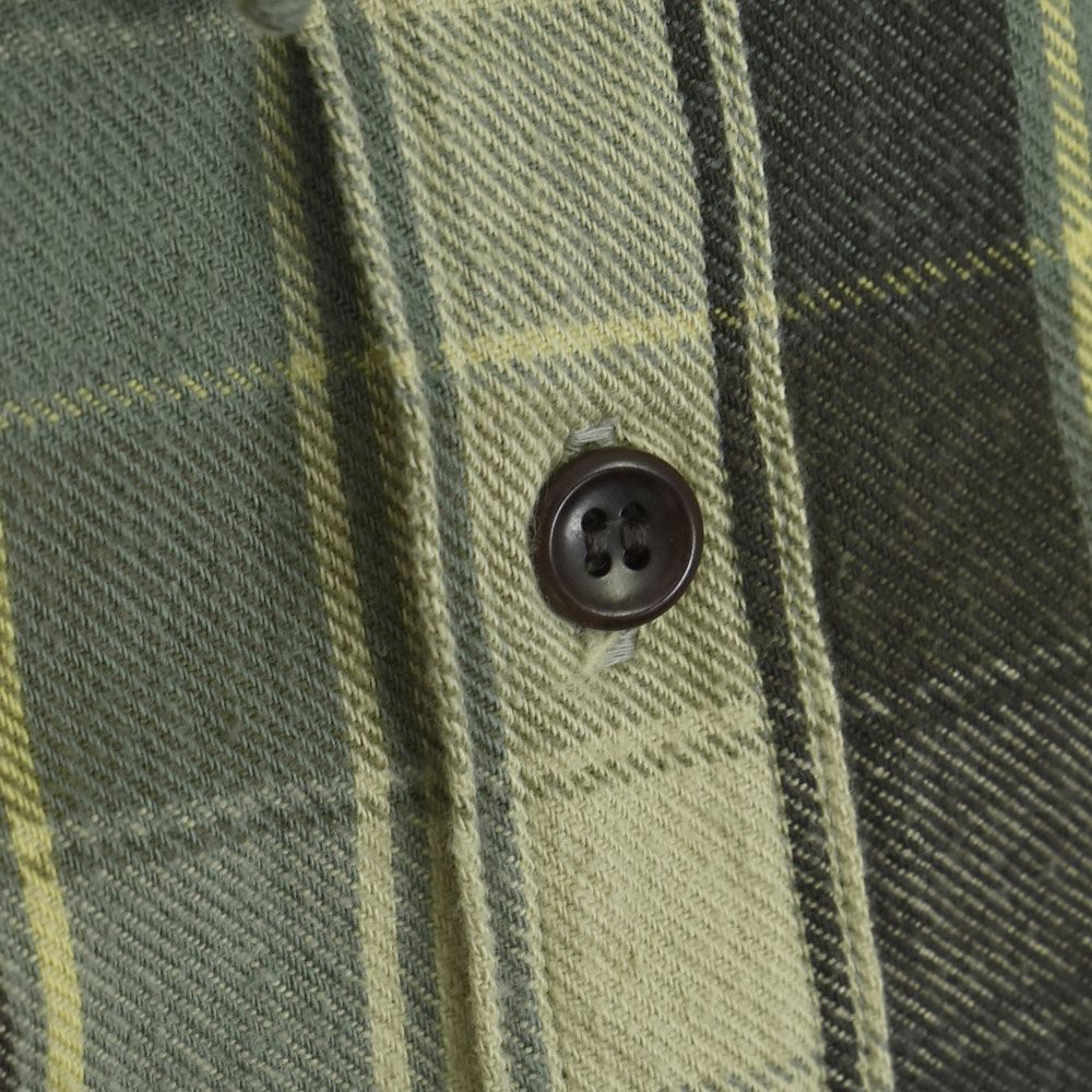 ウエアハウス (WAREHOUSE) Lot 3022 FLANNEL SHIRTS WITH CHINSTRAP H柄 ONE WASH 長袖チェックネルシャツ