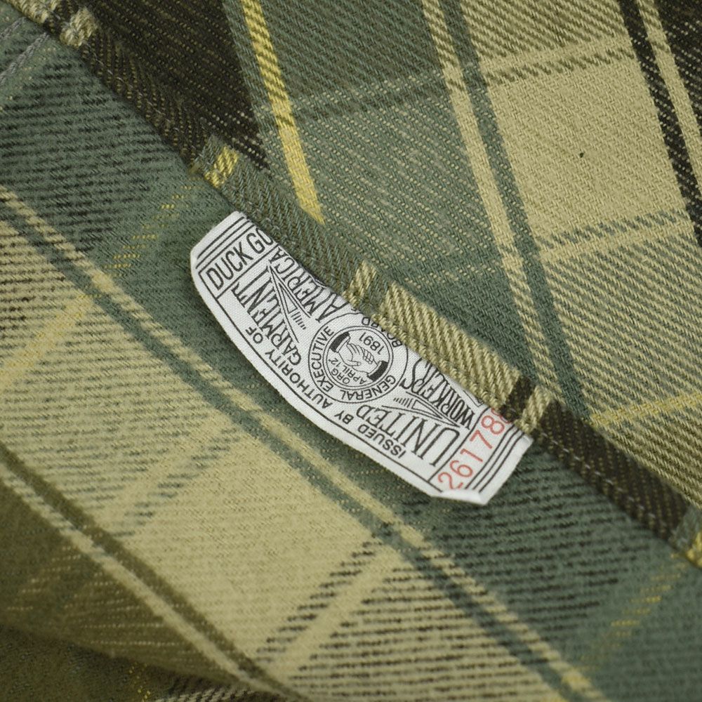 ウエアハウス (WAREHOUSE) Lot 3022 FLANNEL SHIRTS WITH CHINSTRAP H