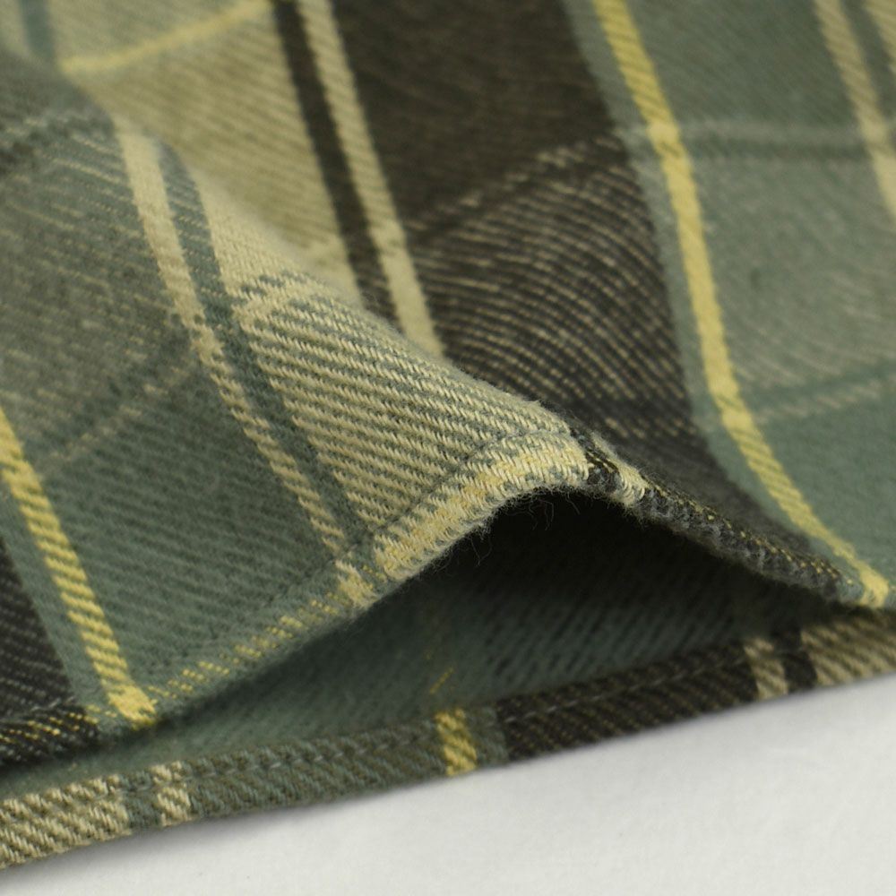 ウエアハウス (WAREHOUSE) Lot 3022 FLANNEL SHIRTS WITH CHINSTRAP H柄 ONE WASH 長袖チェックネルシャツ