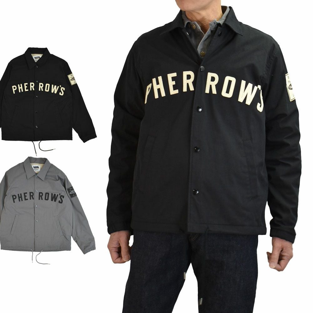 フェローズ(PHERROW'S)26S-PCCJ1 裏地付きコーチジャケット ライトアウター