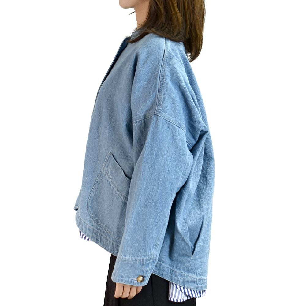 ブリスバンチ (Bliss bunch) ラウンドヘムJKT デニムジャケット R761-304