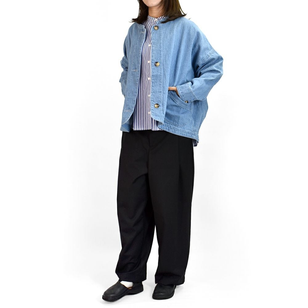 ブリスバンチ (Bliss bunch) ラウンドヘムJKT デニムジャケット R761-304