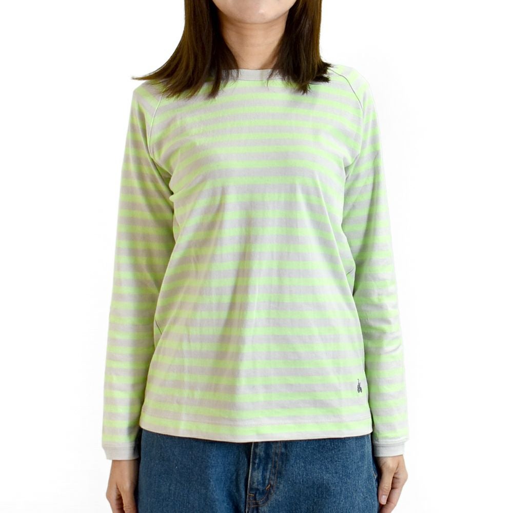 ブリスバンチ (Bliss bunch) ラグランTEE (長袖) 長袖Tシャツ ボーダー長袖Tシャツ ワンポイント刺繍 ロンT TBN1002-H