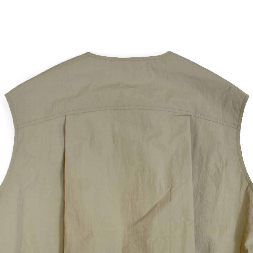 マオメイド (MAOMADE) バルーンシルエット ZIP UP ベスト 撥水加工 611307