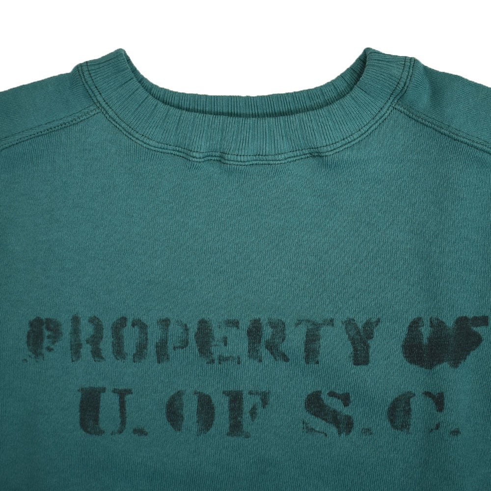 ジョングラッコー(JOHN GLUCKOW) The Albert Sweat -Property of U of SC- 長袖プリントトレーナー スウェットシャツ JG-CS24