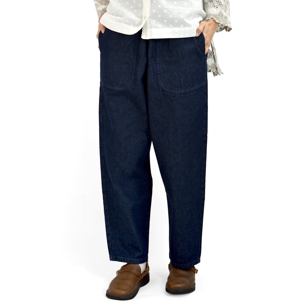 ダントン (DANTON) Women's Denim Easy Pants デニムパンツ イージーパンツ クロップド丈 テーパード JD-2540DDM