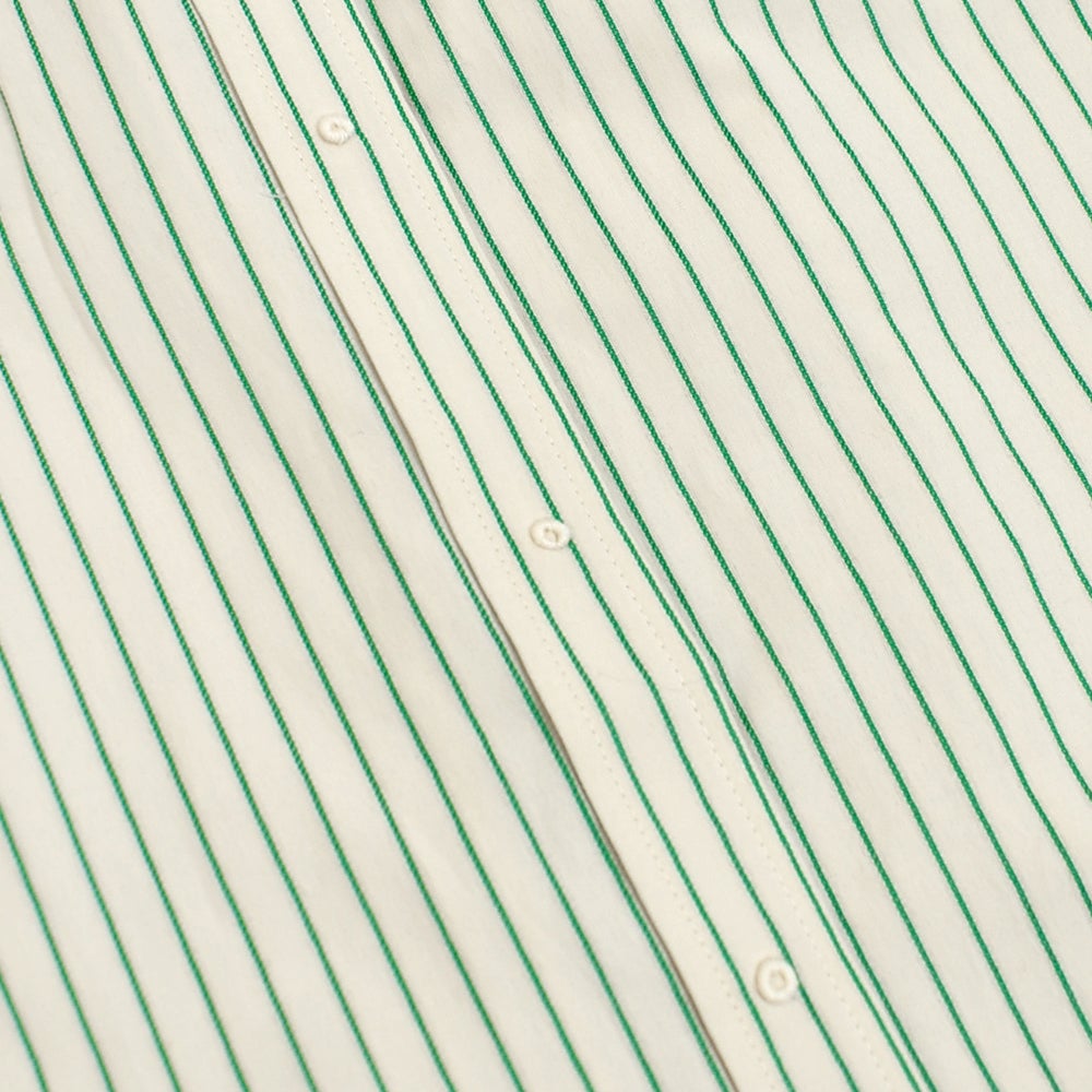 ポンデシャロン (PONT DE CHALONS) 刺繍ボタンシャツ 長袖ストライプシャツ 22580211