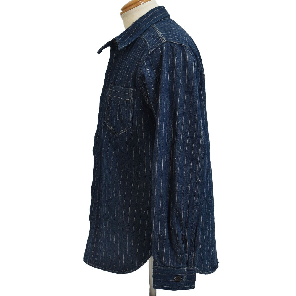 デラックスウエア (DELUXEWARE) DENIM NEL SHIRT 長袖デニムシャツ 7630A