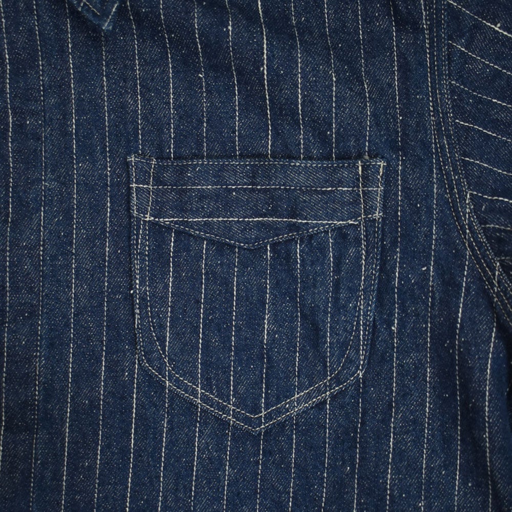 デラックスウエア (DELUXEWARE) DENIM NEL SHIRT 長袖デニムシャツ 7630A
