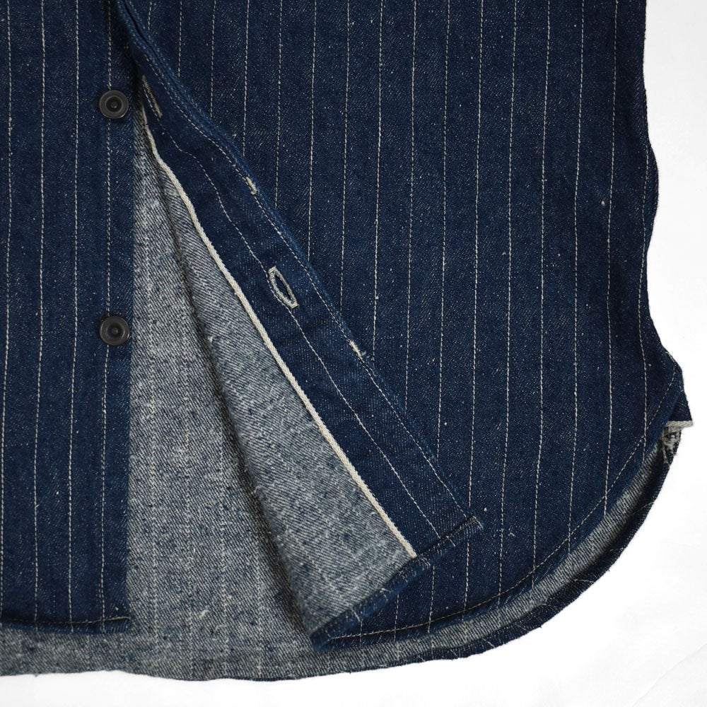 デラックスウエア (DELUXEWARE) DENIM NEL SHIRT 長袖デニムシャツ 7630A