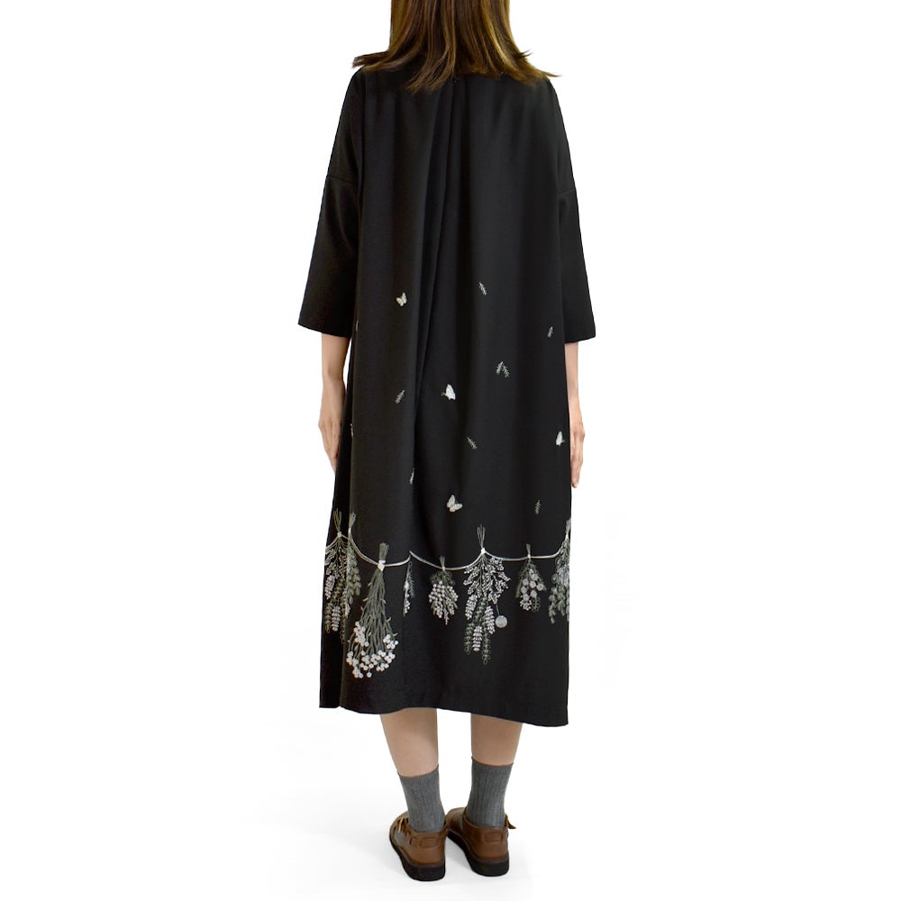 マーブルシュッド (marble SUD) EMB swag(TR) Backタックワンピース